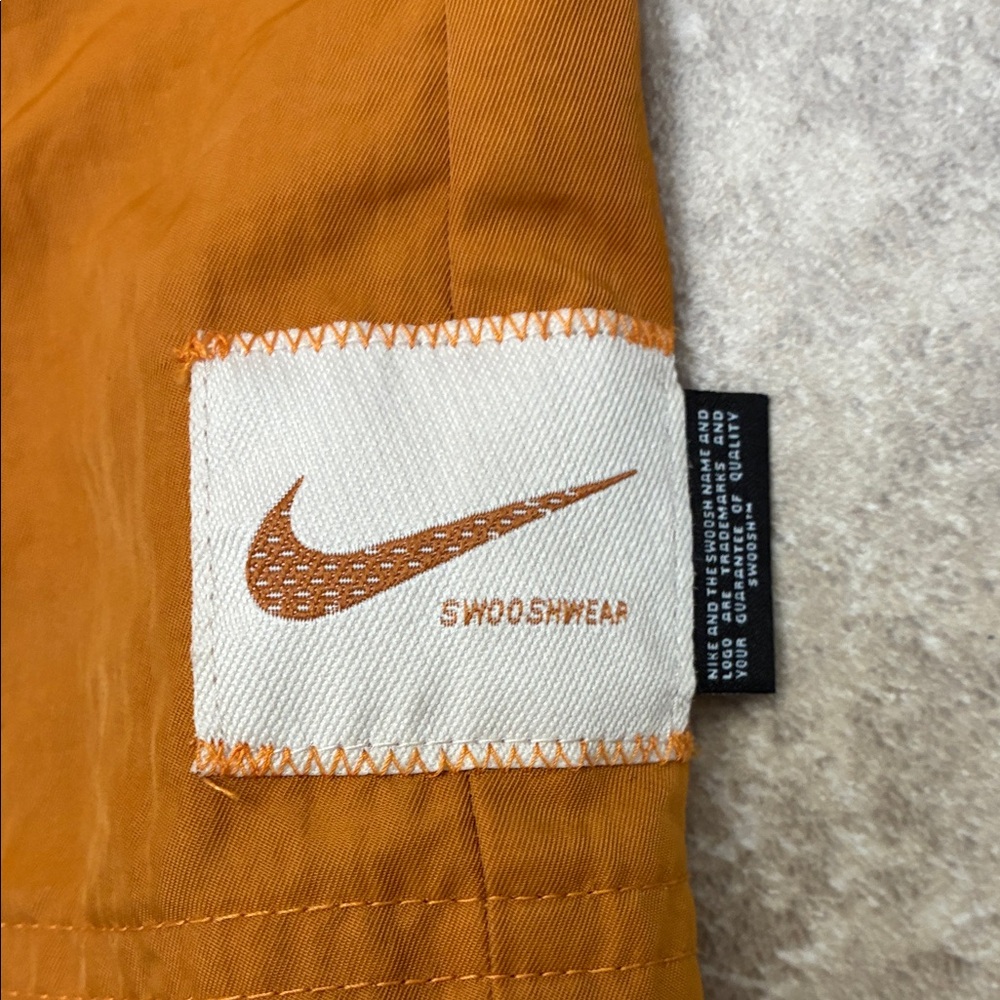 Nike Rust Orange Half-Zip Elastic Waist Mini Dress - Picture 5 of 13